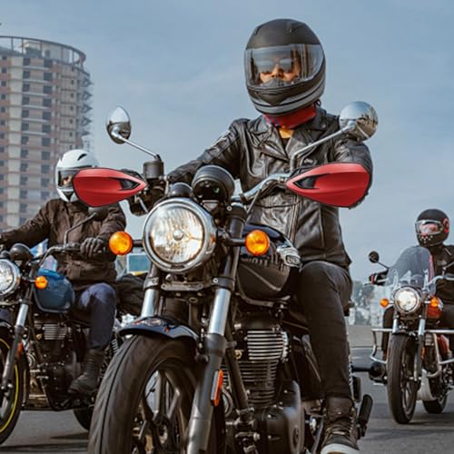 Protectores de manos de motocicleta y deflectores de viento universales para manillar 6