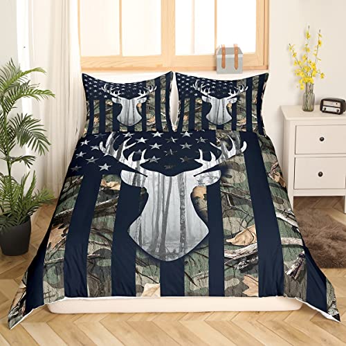 Camouflage USA Flag Comforter Cover Double - Image 2