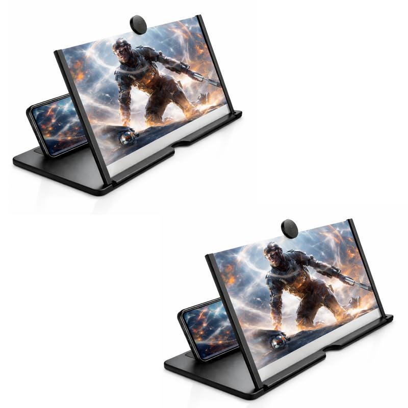 Drumstone 𝗕𝘂𝘆 𝟭 𝗚𝗲𝘁 𝟭(𝟐𝟎 𝐲𝐞𝐚𝐫𝐬 𝐰𝐚𝐫𝐫𝐚𝐧𝐭𝐲) 12 Inch HD Mobile Screen Magnifier with Foldable Stand, Eye Comfort Enlarger for Video– 𝐆𝐢𝐟𝐭 𝐟𝐨𝐫 𝐀𝐥𝐥 𝐎𝐜𝐜𝐚𝐬𝐢𝐨𝐧𝐬-picture-21