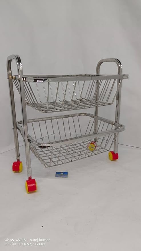 Stainless Steel Kitchen Trolley (Small)