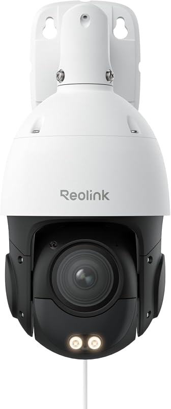 RLC-823S2 4K 16X Optical Zoom PoE Security Camera PTZ for Outdoor | 360° Endless Pan & 90° Tilt, Auto Tracking, 24/7 Recording, 3D Zoom, Color Night Vision with Spotlights, Smart Detection