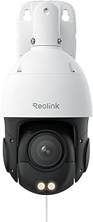 Reolink 4K PTZ PoE Surveillance Camera, 16X 3D Optical Zoom, 360° Pan+90° Tilt, Automatic Tracking, Night Vision Up to 80…