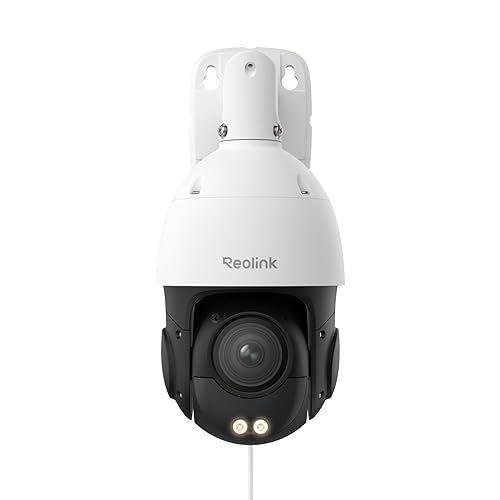 REOLINK RLC-823S2 Smart 4K/8MP UHD PTZ Security Camera with Cutting-Edge 16X Optical Zoom and 3D Zoom, Color Night Vision with Spotlights, Person/Vehicle/Animal Detection, 2 Way Talk, 24/7 Recording