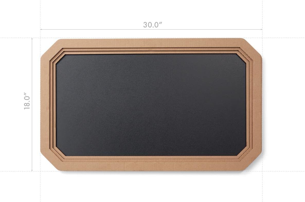 Dandelion Write-On Board, Wall Mount, Portrait or Landscape, Cardboard Frame - Black (DBCBCHSML)