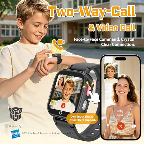 4G Kids Smart Watch with GPS Tracker for Boys Girls Video Call SOS Waterproof - image 3