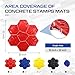 AmazingSpark 5 Pcs Concrete Stamping Mats Set, Original Random Stone Concrete Molds Texture Mat Polyurethane Reusable Slate Stamp Soft Hard with Handles Durable for Patio Wall Floor Driveways Walkways