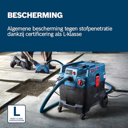 Bosch Professional alleszuiger GAS 400 A (1200 W, automatische filterreiniging (AFC), incl. hoofdfilter, slang, machine-adapter, gebogen buis, 2 afvalzakken) - Afbeelding 5