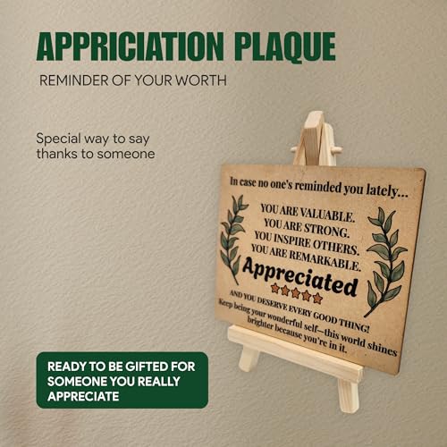 tinydabba Wooden Inspirational Desk Plaque with Easel by tinydabba - 2
