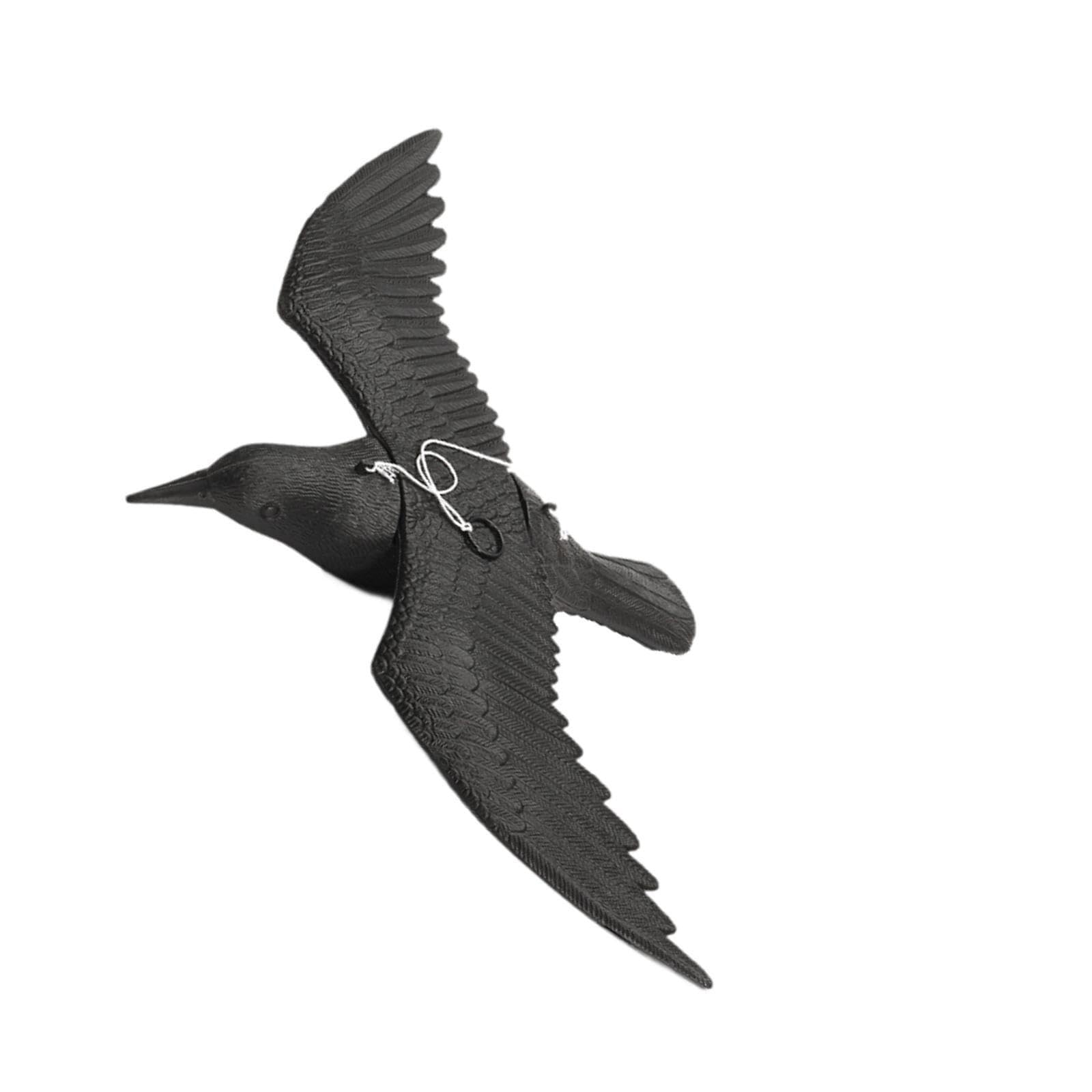 AMSLSIU Realistic Bird Model Sculpture Collectible Crow Home Wall Decor