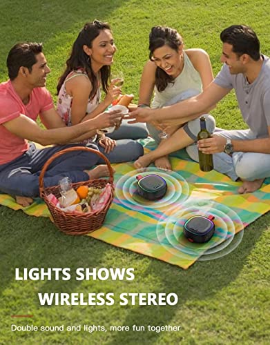 Updated Shower Speaker, Ipx7 Waterproof Portable Bluetooth Speakers With Stereo Pairing, Wireless For Bike Kayak Pool Beach Outdoor #TOP4