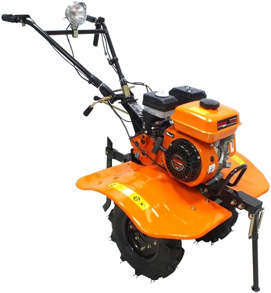 Motocultivador Tratorito Descompactador de Areia com enxada Rotativa lLaminas Cultivadoras Para cama de Aviario Profundiade de 15 a 30 cm e largura de Aração de 80cm Motor 4T de 7hp e 212cc