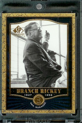 2001 SP Legendary Cuts Baseball Card #34 Branch Rickey