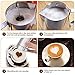 Milk Frother Handheld Coffee Art Set, Electric Coffee Frother with Milk Frother Pitcher, Powder Cocoa Shaker, Coffees Stencils, Coffees Spoons, Latte Art Pen