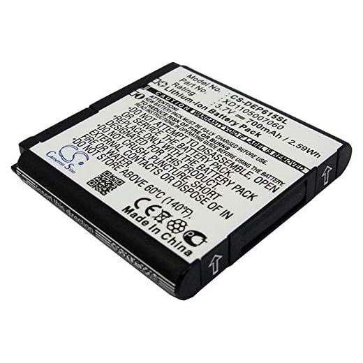 TECHTEK baterie kompatibel med [Doro] DP615, PhoneEasy 614, PhoneEasy 615, PhoneEasy 615gsm, PhoneEasy 680, PhoneEasy 682 ersätter DBB-1000C, för XD1105007060 FBA