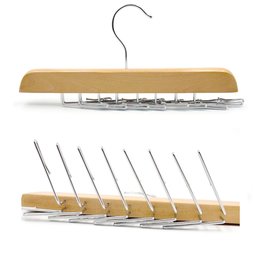 Portacravatte In Legno Con 16 Ganci - Per Cravatte, Sciarpe E Cinture - Foto 8