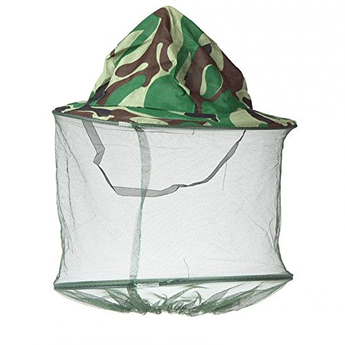 SUNREEK 2 Stück Camouflage Imkerei imker Anti-mücke Biene Bug Insekt Fly Maske Kappe Hut mit Kopf Net Mesh… – Bild 3