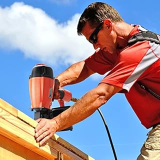 TACWISE JCN90V Air Coil Nail Gun, Uses Flat Top Coil Nails, 50-90 mm