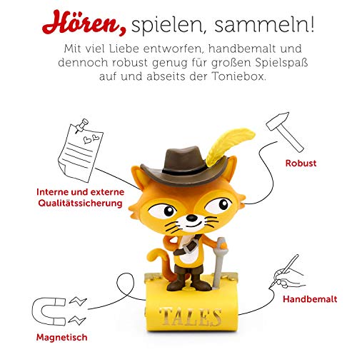 tonies Hörfiguren für Toniebox, 5 Lieblings-Märchen – Der gestiefelte Kater und 4 weitere Märchen, Hörspiel für Kinder… – Bild 4