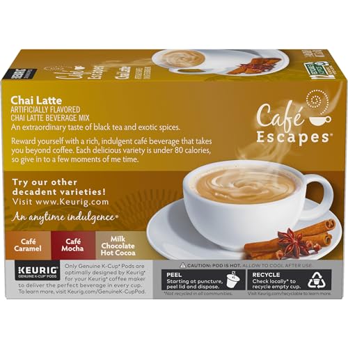 Cafe Escapes Chai Latte K-Cup Pods