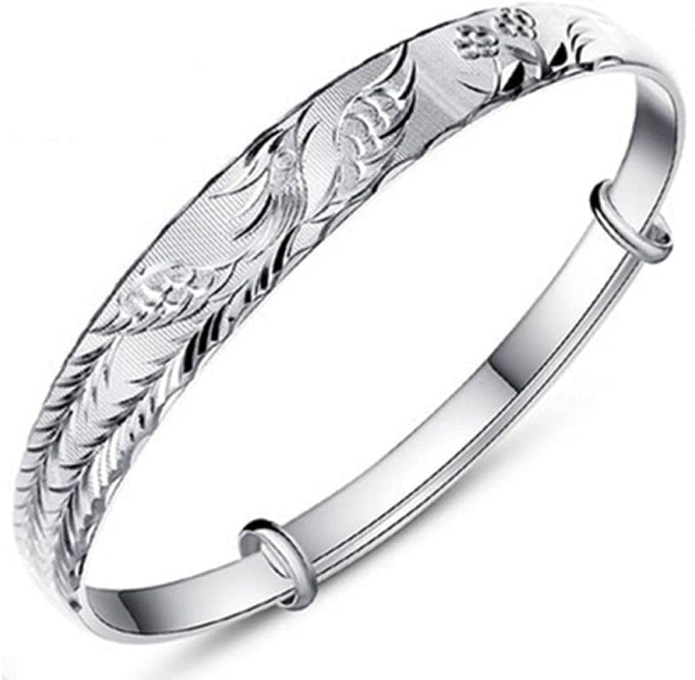 Bracelet en argent sterling 925 vintage phoenix ajustable pour femme