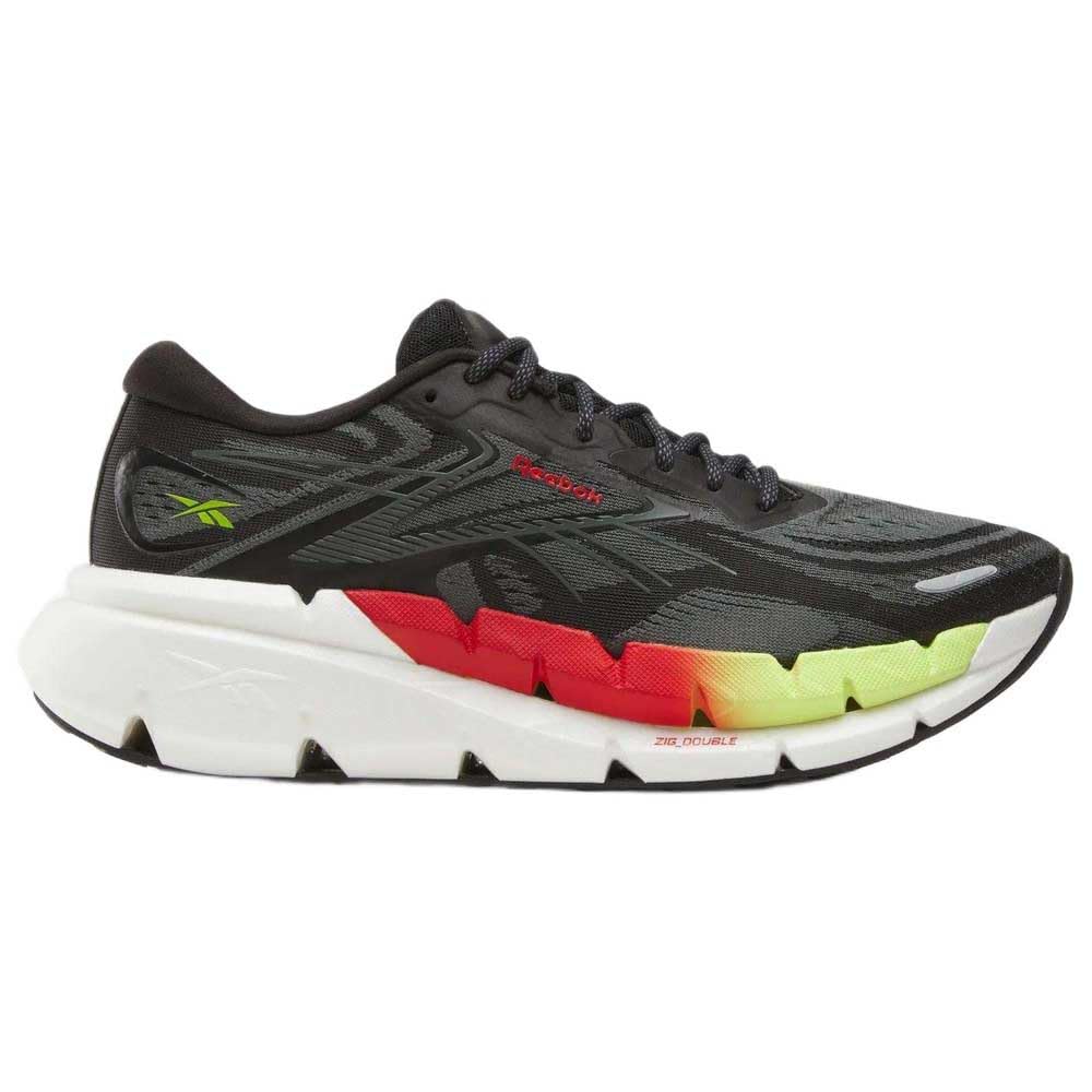 Reebok Zapatillas para Hombre FloatZIG Double Black/Black/Red; Talla 40.5 EU