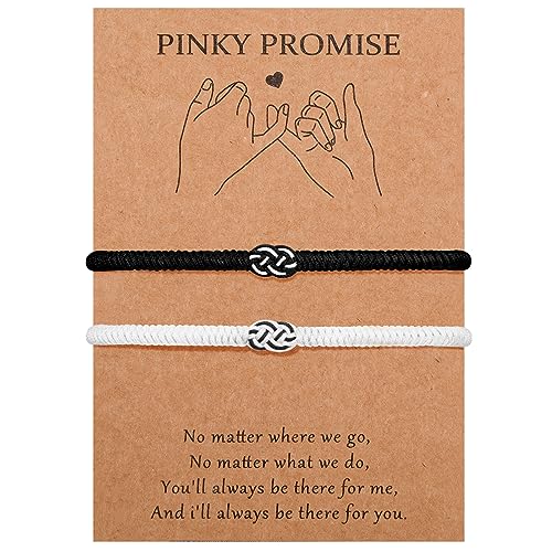MANVEN 2PCS Bracciale Coppia Braccialetti Portafortuna Tibetano Regali per Coppie Fidanzate Fidanzata Donne Uomini Braccial Corrispondenza Anniversario Fidanzamento Compleanno Natale San Valentino