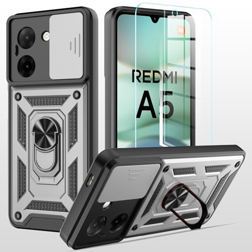 Coque Xiaomi Redmi A5 robuste en argent et protection premium