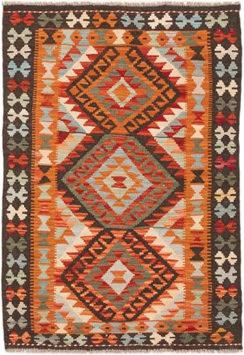 Nain Trading Kilim Afghan 80x116 Tissé à la Main Tapis d'Orient Tapis Laine