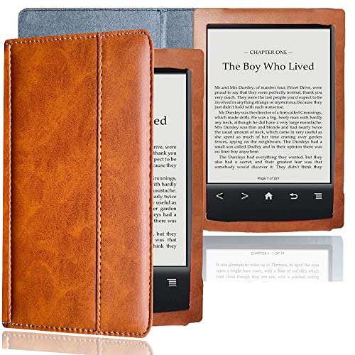 Pu Leather Case For Sony Prs-T2 Ebook Reader Protective Case Skin With Magnetic Case For Sony Prs T2 Funda Cover Cases (Color : Wine Red, Size : For Sony Prs-T2) #TOP1