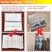 Breezliy 2100 PCS Brad Nails 7 Sizes multi-Length Galvanized Straight Finishing Nail,Each specification has an independent sponge anti-collision packaging