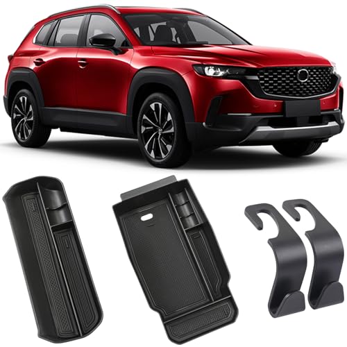 Birbenben 4PCS for Mazda CX50 and CX-50 hybrid Center Console Organizer Tray, Armrest Storage Box for Mazda CX50 CX 50 2025 2024 2023 Prime Insert Secondary Box, Must Have Interior Trim Accessories by Birbenben - Used condition - US$13.65