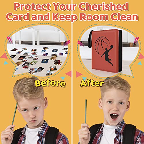 Trading Card Binder With Sleeves,400 Pockets Basketball Card Binder,Card Binder Fits For Basketball Cards 2022,Soccer Cards, Sport Cards,Trading Cards……… #TOP4