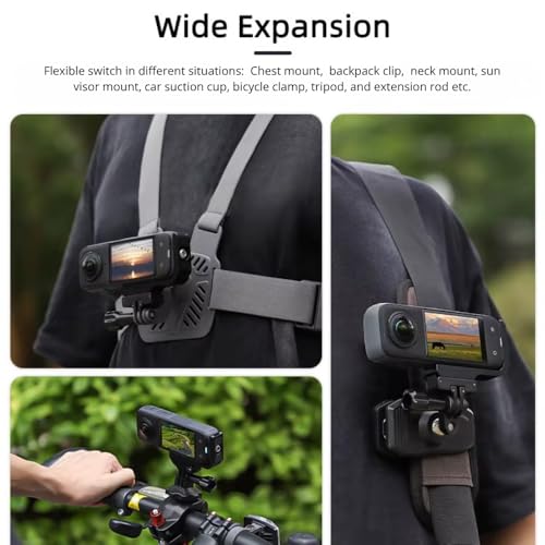Image of yantralay L Type Vertical-Horizontal Mount for Insta 360 X5 /X4 /X4 Air | Magnetic Quick Release Adapter, Insta 360 X5 Action Camera Accessories