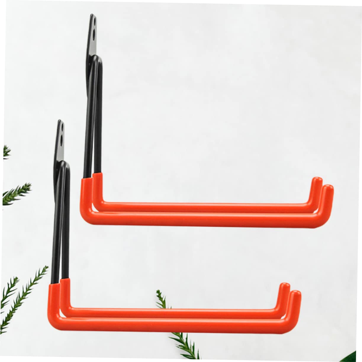 MAGICLULU 2pezzi Ganci Metallo Per Garage e Da Rivestimento Antiscivolo Per Pesanti e Organizzazione Spazi Per e