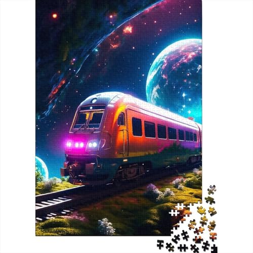 Rompecabezas de 1000 piezas Galactic Station para combatir el estrés con un reto visual 2