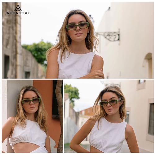 Retro Oval Sunglasses for Women and Men Small 90s Snakeskin Sunnies AP36742