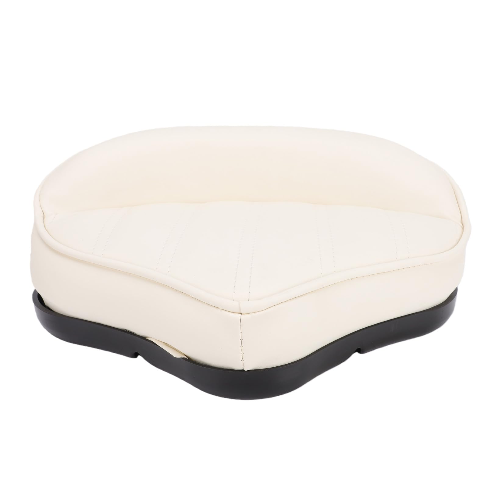 Asiento de Fundición para Barco, Asiento de Espuma de Alta Densidad de Etenilo de Grado Marino, Cómodo y Duradero, para Cubierta de Fundición, Jon Boat (Blanca)
