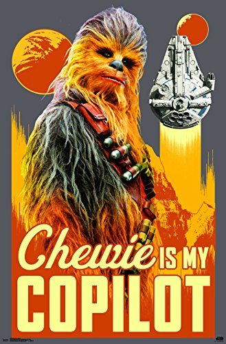 Trends International Star Wars: Solo - Chewie, 22.375" x 34", Unframed Version