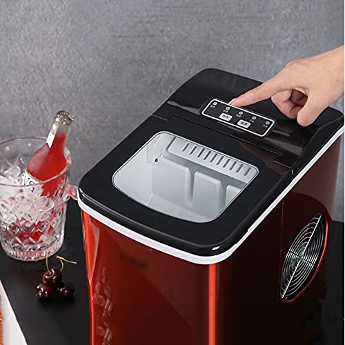 Fabricadora de Hielo Automática Portátil Eléctrica para Encimera, Produce 28 lb de Hielo en 24 Horas, Acabado en Acero Inoxidable miniatura 3