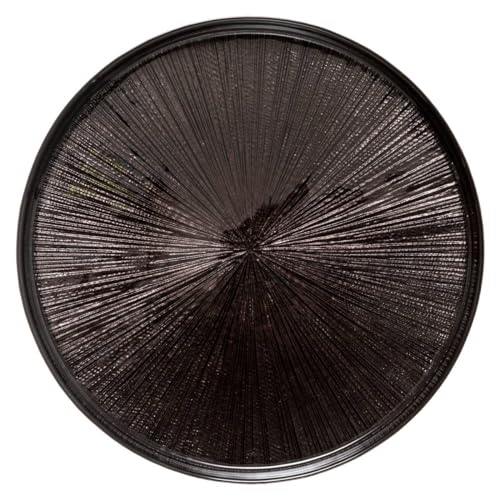 Secret de Gourmet Assiette de présentation « astra », diamètre 28 cm, noire