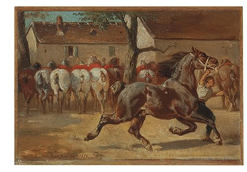 Impression d'art cheval au trot Rosa Bonheur pour grand mur de chambre