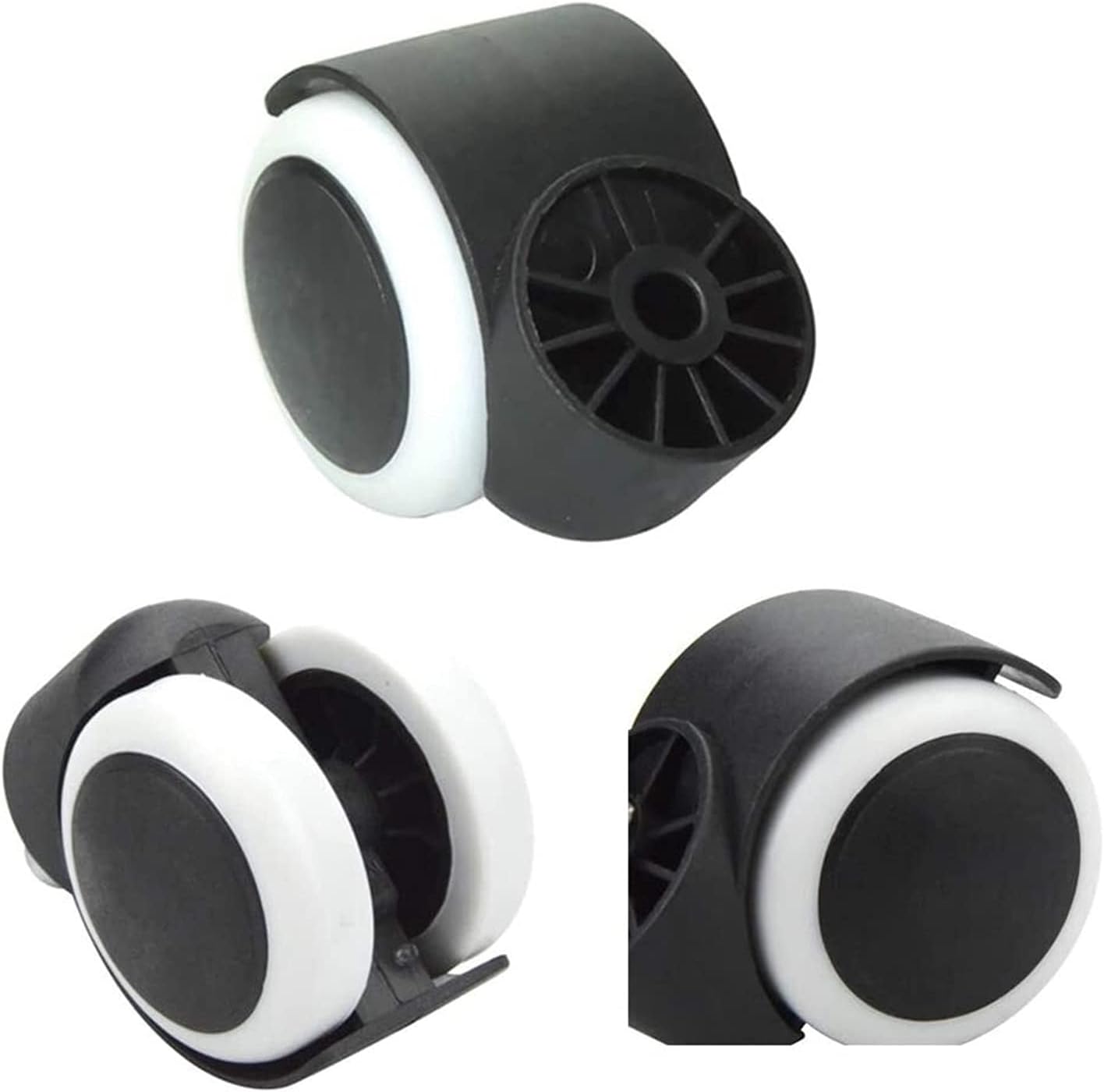 Office Chair Caster Wheels Set of 5 Office Chair Revolving Chair Casters Replacement Nylon Furniture Wheels Premium Computer Desk Castor Bearing Capacity 125KG / 276lbs (5) Colour Name:Plunger Stem He : Office Products