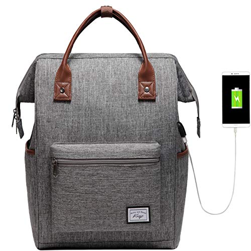 Mochila Hombre Mujeres  Kasgo Impermeable Mochilas Escolares Antirrobo Portatil 15.6