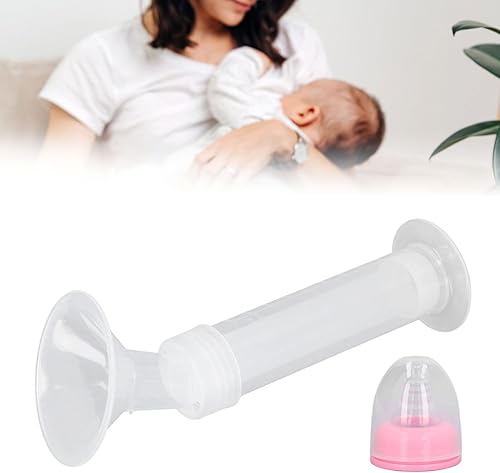 Extractor de leche manual, pequeño portátil manual para atrapar leche materna, bombas de alimentación para bebés, tipo jeringa de escala