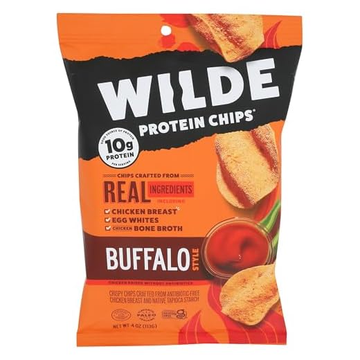 Wilde Snacks Chips Protein Buffalo 4 OZ