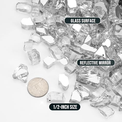 Skyflame 1/2-Inch Fireglass for Gas Firepit and Fireplace, 10-Pound by Skyflame - Image 2
