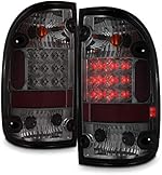 AKKON - For Toyota Tacoma Pickup Truck Rear LED Tail Lights Signal Brake Lamps Pair Smoked Completed Set