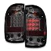 For Toyota Tacoma Pickup Truck Rear LED Tail Lights Signal Brake Lamps Pair Smoked Completed Set