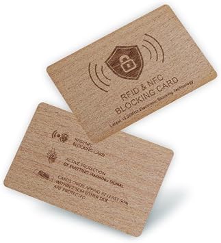 2 Pcs RFID Blocking Card Contactless Credit Card Protection Safe RFID Card Wallet Shield Protector Blocker