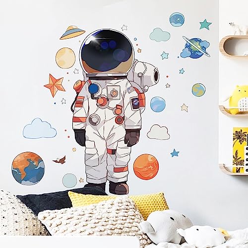 Vinilo decorativo Astronauta adhesivo para pared miniatura 3